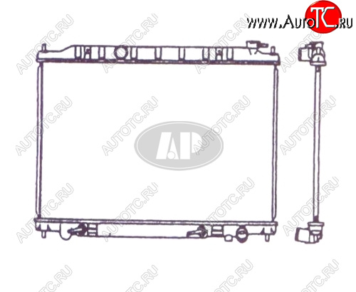 19 649 р. 3 (+ FD FOCUS 05-  C-MAX 03- VV S40 04-) РАДИАТОР ОХЛАЖДЕН 1.3 1.6 2 BODYPARTS mzx0304-910  с доставкой в г. Майкоп