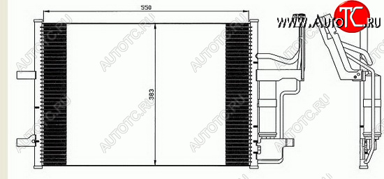 4 299 р. 3 КОНДЕНСАТОР КОНДИЦ BODYPARTS mzx0304-930  с доставкой в г. Майкоп