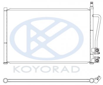 5 749 р. FUSION {FIESTA 02-MAZDA 2 03-} КОНДЕНСАТОР КОНДИЦ (KOYO) KOYORAD fdfus02-931  с доставкой в г. Майкоп. Увеличить фотографию 1