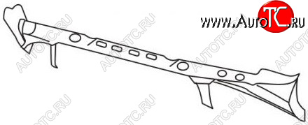 5 549 р. VITARA УСИЛИТЕЛЬ БАМПЕРА ЗАДН (3 дв) (Тайвань) API szvit88-700  с доставкой в г. Майкоп