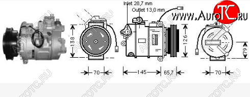 16 899 р. AUDI A4 {A6 97-Passat 1.9tdi 00-Super B 02-} КОМПРЕССОР КОНДИЦ (см.каталог) (AVA) AVA ai0a495-972  с доставкой в г. Майкоп