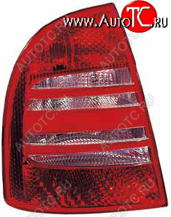 5 499 р. Левый фонарь DEPO Skoda Superb седан 3U дорестайлинг (2001-2006)  с доставкой в г. Майкоп