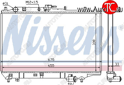 7 649 р. 323 РАДИАТОР ОХЛАЖДЕН MT 1.6 1.8 (3 дв) BODYPARTS mz32390-910  с доставкой в г. Майкоп