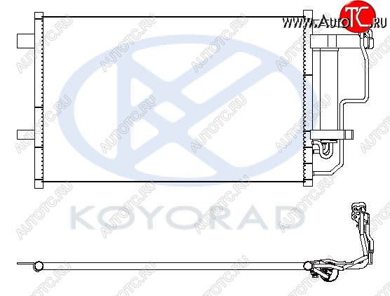 6 299 р. 3 КОНДЕНСАТОР КОНДИЦ (KOYO) KOYORAD mzx0309-930  с доставкой в г. Майкоп
