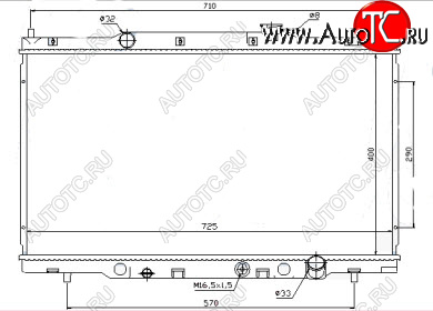 4 299 р. CR-V РАДИАТОР ОХЛАЖДЕН 2 MT BODYPARTS hdcrv02-913  с доставкой в г. Майкоп