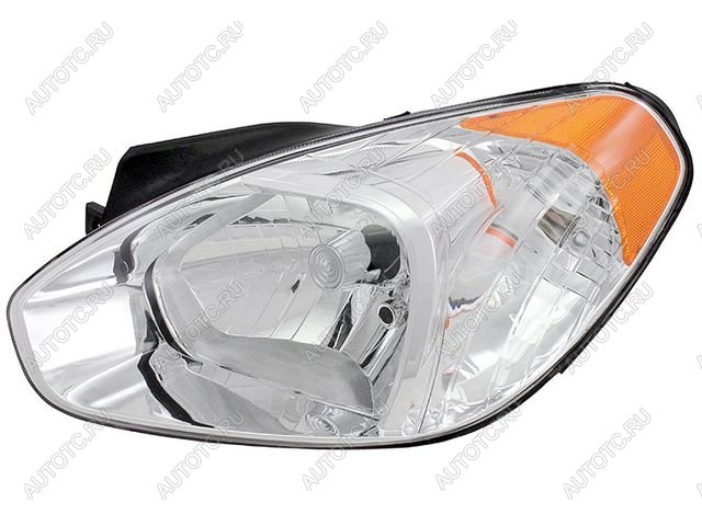5 749 р. Фара в сборе левая DEPO  Hyundai Verna  2 MC (2005-2011) седан  с доставкой в г. Майкоп