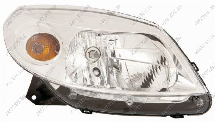 7 599 р. Правая фара (корректор) DEPO Renault Sandero (BS) (2009-2014)  с доставкой в г. Майкоп