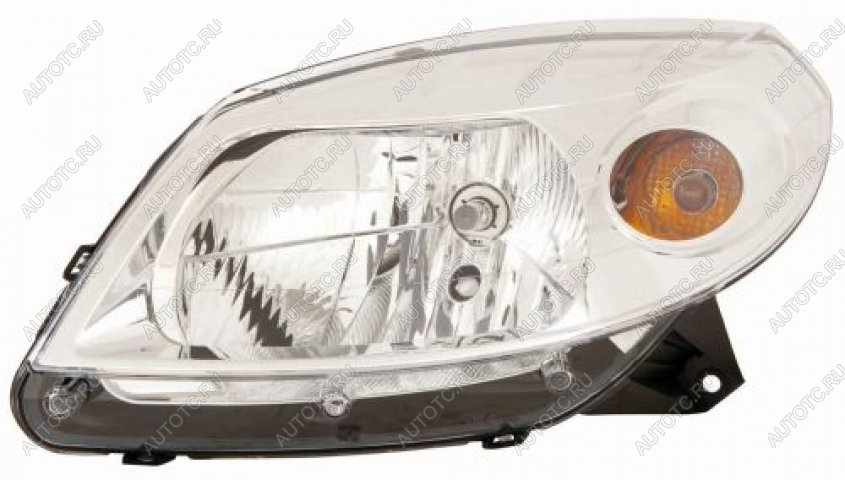 7 599 р. Левая фара (корректор) DEPO Renault Sandero (BS) (2009-2014)  с доставкой в г. Майкоп