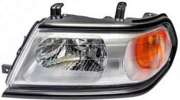 Левая фара (под корректор) BodyParts Mitsubishi Pajero Sport  PA (1996-2004) дорестайлинг