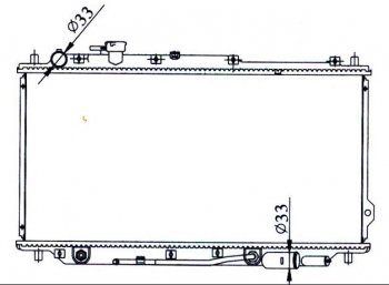 4 099 р. SPECTRA РАДИАТОР ОХЛАЖДЕН AT (см.каталог) BODYPARTS kaspe05-912  с доставкой в г. Майкоп. Увеличить фотографию 1