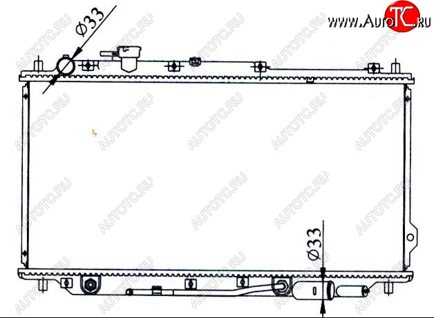 4 099 р. SPECTRA РАДИАТОР ОХЛАЖДЕН AT (см.каталог) BODYPARTS kaspe05-912  с доставкой в г. Майкоп