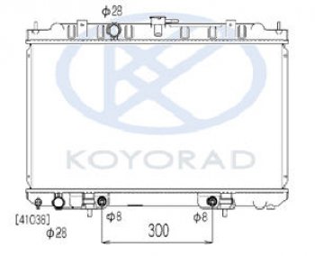 4 549 р. BLUEBIRD SYLPHY {ALMERA 02- P!2 02-} РАДИАТОР ОХЛАЖДЕН AT (дизель) KOYORAD nnsyl00-911  с доставкой в г. Майкоп. Увеличить фотографию 1
