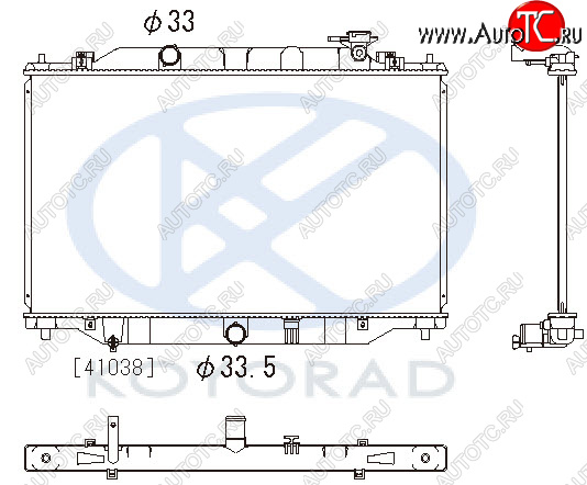 7 999 р. CX5 РАДИАТОР ОХЛАЖДЕН MT AT (KOYO) KOYORAD mzcx512-910  с доставкой в г. Майкоп