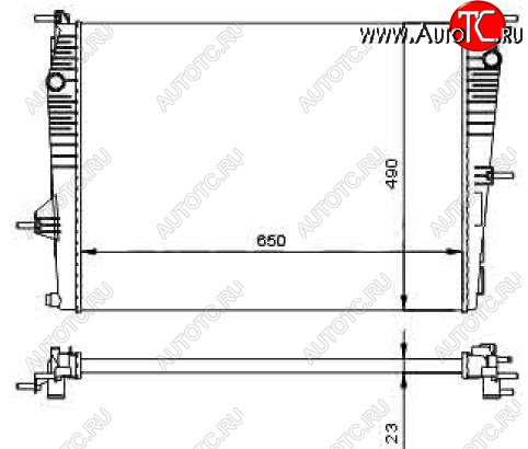 4 649 р. FLUENCE (KANGOO 08- MEGANE 09- SCENIC 09- ) РАДИАТОР ОХЛАЖДЕН MT (см.каталог) BODYPARTS rnflu10-910  с доставкой в г. Майкоп