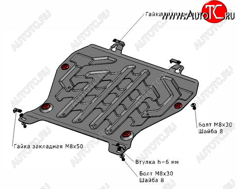 1 469 р. JUKE ЗАЩИТА ПОДДОНА ДВИГАТЕЛЯ , С КРЕПЛЕН , 1.6 , СТАЛЬН BODYPARTS nnjuk11-9f0  с доставкой в г. Майкоп