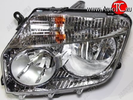 4 499 р. DUSTER ФАРА ЛЕВ ВНУТРИ ХРОМ С РЕГ.МОТОР (ориг.) BODYPARTS rndus10-002-l  с доставкой в г. Майкоп