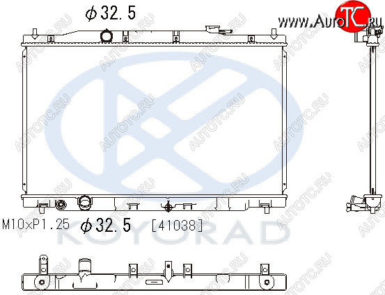 11 899 р. CR-V РАДИАТОР ОХЛАЖДЕН AT (KOYO) KOYORAD hdcrv12-910  с доставкой в г. Майкоп