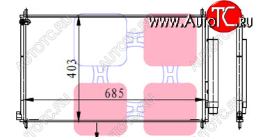 5 249 р. CR-V КОНДЕНСАТОР КОНДИЦ BODYPARTS hdcrv12-930  с доставкой в г. Майкоп