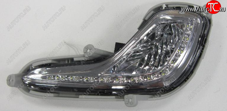 3 099 р. Левая противотуманная фара (диодная) BODYPARTS  Hyundai Solaris  RBr (2010-2014) седан дорестайлинг  с доставкой в г. Майкоп