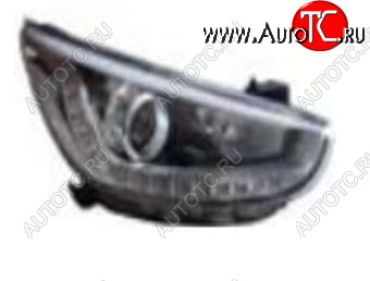 16 649 р. Правая фара (корректор, ДХО) BODYPARTS  Hyundai Solaris  RBr (2010-2014) седан дорестайлинг  с доставкой в г. Майкоп