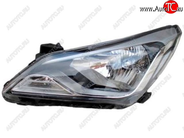 2 479 р. Левая фара (корректор) DEPO  Hyundai Solaris  RBr (2014-2017) седан рестайлинг  с доставкой в г. Майкоп