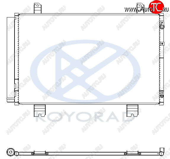 6 999 р. LS460600hL КОНДЕНСАТОР КОНДИЦ (KOYO) KOYORAD lxls407-930  с доставкой в г. Майкоп