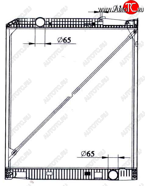 29 999 р. ACTROS (950 x 818 mm) РАДИАТОР ОХЛАЖДЕН (см.каталог) BODYPARTS mdact96-910  с доставкой в г. Майкоп