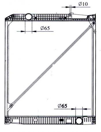 29 599 р. ACTROS (1015 x 818 mm) РАДИАТОР ОХЛАЖДЕН (см.каталог) BODYPARTS mdact96-911  с доставкой в г. Майкоп. Увеличить фотографию 1