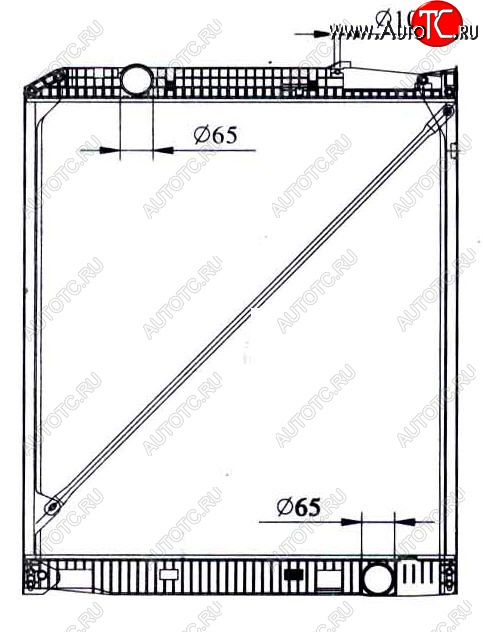 29 599 р. ACTROS (1015 x 818 mm) РАДИАТОР ОХЛАЖДЕН (см.каталог) BODYPARTS mdact96-911  с доставкой в г. Майкоп