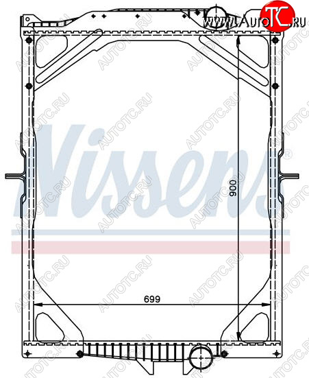 12 699 р. FHFM (900 x 728 mm) РАДИАТОР ОХЛАЖДЕН (см.каталог) BODYPARTS vv0fh97-910  с доставкой в г. Майкоп