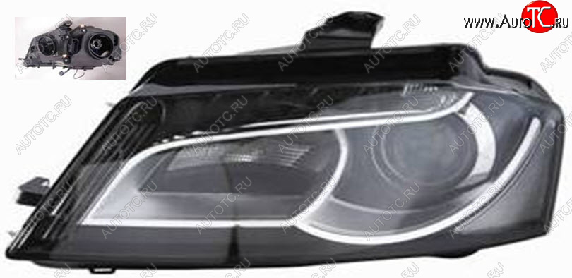 27 649 р. Левая фара (c электрокорректором) DEPO Audi A3 8PA хэтчбэк 5 дв. 2-ой рестайлинг (2008-2010) (ксенон)  с доставкой в г. Майкоп