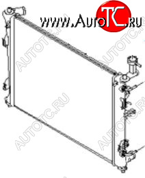 8 349 р. CERATO РАДИАТОР ОХЛАЖДЕН AT BODYPARTS kacet09-910  с доставкой в г. Майкоп