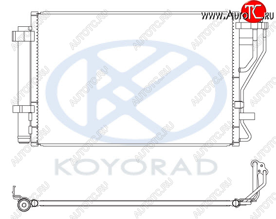 10 549 р. CERATO КОНДЕНСАТОР КОНДИЦ (KOYO) KOYORAD kacet09-932  с доставкой в г. Майкоп