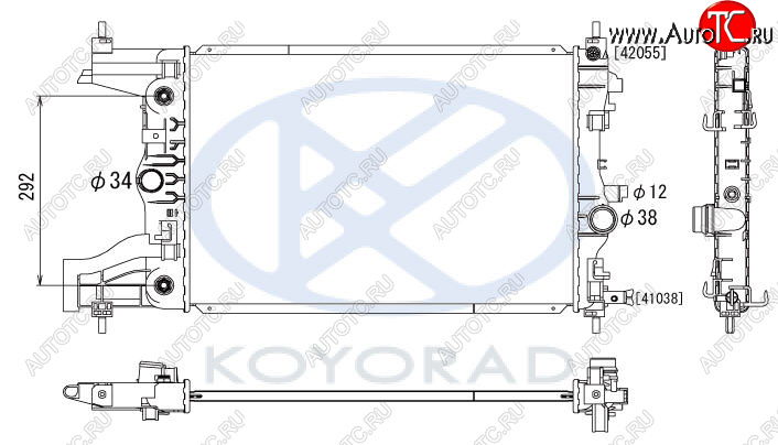 6 499 р. CRUZE ((1.6  113л.с.1,8  ASTRA 09- 1.6 AT без конд.) РАДИАТОР ОХЛАЖДЕН AT MT BODYPARTS cvcrz09-912  с доставкой в г. Майкоп