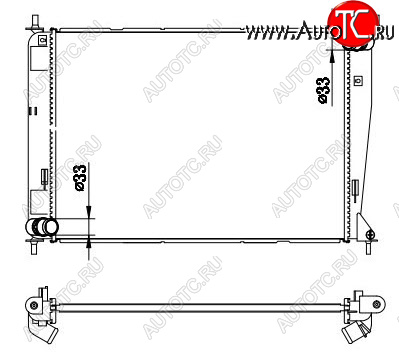 5 199 р. SOUL РАДИАТОР ОХЛАЖДЕН 2 MT BODYPARTS kasol10-912  с доставкой в г. Майкоп