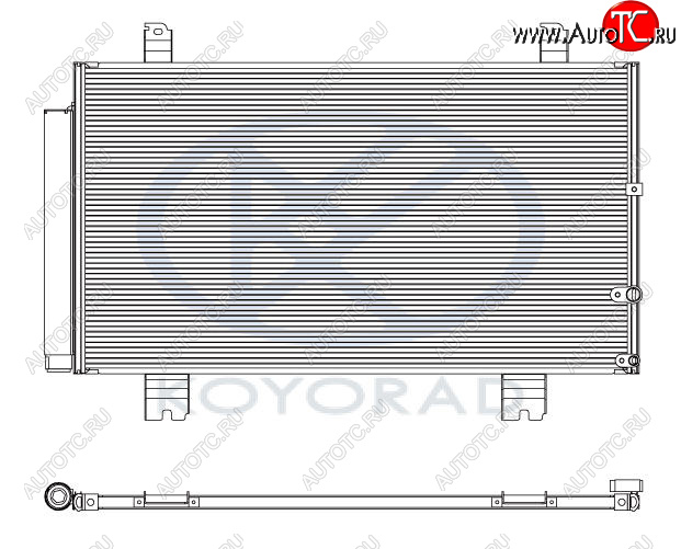 7 349 р. GS300 КОНДЕНСАТОР КОНДИЦ (KOYO) KOYORAD lx30005-930  с доставкой в г. Майкоп