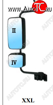 11 899 р. TGA {TGM 06-TGL 05-TGA XXL 00-} ЗЕРКАЛО ЛЕВ В СБОРЕ С КРОНШТЕЙН ВЕРХН ЭЛЕКТР , НИЖН МЕХАН С ПОДОГРЕВ (DEPO) DEPO matga00-455-l  с доставкой в г. Майкоп