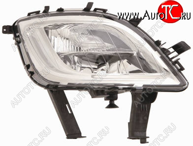 4 649 р. Противотуманная фара правая DEPO  Opel Astra  J (2012-2015) седан рестайлинг (хром)  с доставкой в г. Майкоп