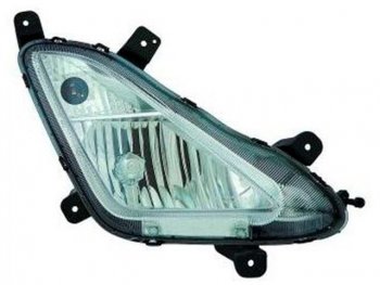 Противотуманная фара правая DEPO Hyundai Elantra  MD (2010-2016) дорестайлинг, рестайлинг (+ходовые огни)