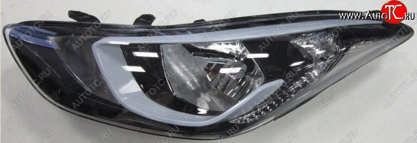 5 899 р. Левая фара (корректор) BODYPARTS Hyundai Elantra MD рестайлинг (2013-2016)  с доставкой в г. Майкоп