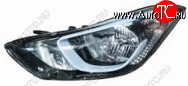 11 699 р. Левая фара (под корректор) DEPO  Hyundai Elantra  MD (2013-2016) рестайлинг  с доставкой в г. Майкоп