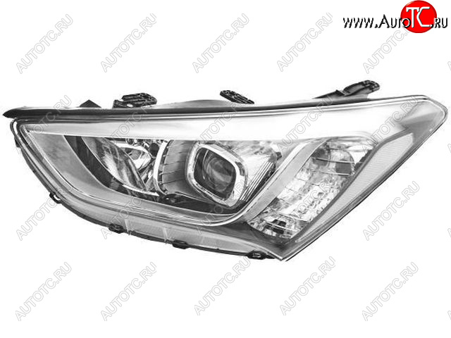 20 599 р. Левая фара (под корректор, диодная) BodyParts Hyundai Santa Fe DM дорестайлинг (2012-2016)  с доставкой в г. Майкоп