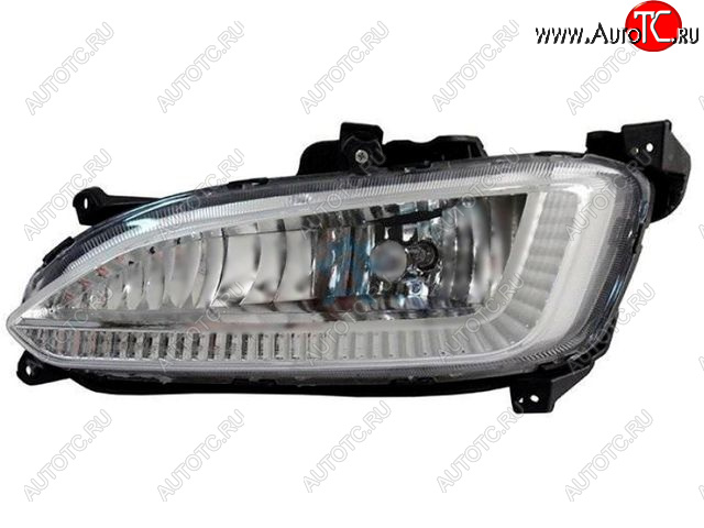 7 249 р. Противотуманная фара левая BodyParts Hyundai Santa Fe DM рестайлинг (2015-2019) (диодная)  с доставкой в г. Майкоп