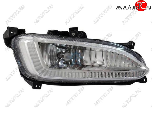 8 699 р. Правая противотуманная фара (диодная) BODYPARTS Hyundai Santa Fe DM дорестайлинг (2012-2016)  с доставкой в г. Майкоп