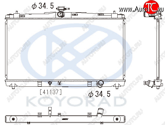 4 649 р. CAMRY РАДИАТОР ОХЛАЖДЕН AT KOYORAD tycam11-910  с доставкой в г. Майкоп