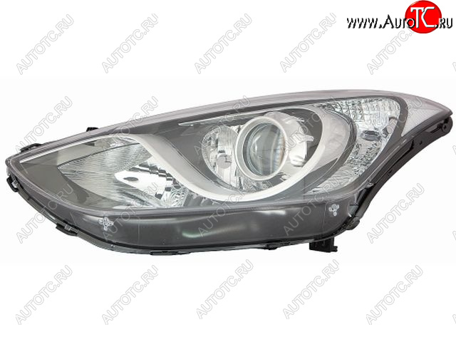 22 549 р. Левая фара (с электрокорректором, линзован) BodyParts  Hyundai I30  2 GD (2015-2017) рестайлинг, хэтчбэк 5 дв.  с доставкой в г. Майкоп