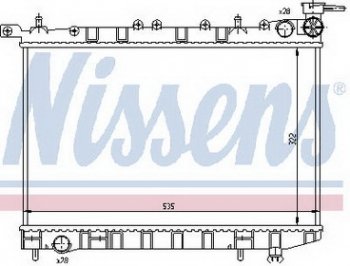 11 499 р. N14 (B13 1.5 1.6) РАДИАТОР ОХЛАЖДЕН MT 1.4 1.6 BODYPARTS nnn1491-910  с доставкой в г. Майкоп. Увеличить фотографию 1