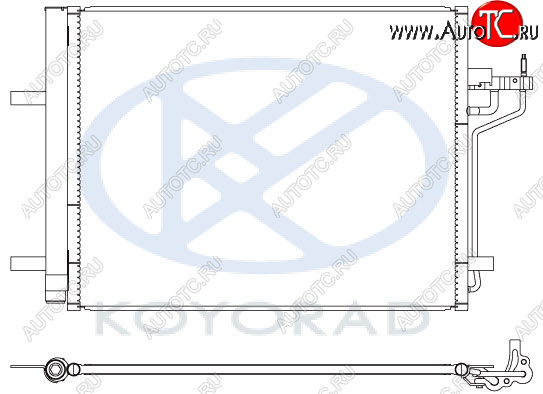 7 999 р. C-MAX {GRAND C-MAX 10-} КОНДЕНСАТОР КОНДИЦ (KOYO) KOYORAD fdmax10-930  с доставкой в г. Майкоп