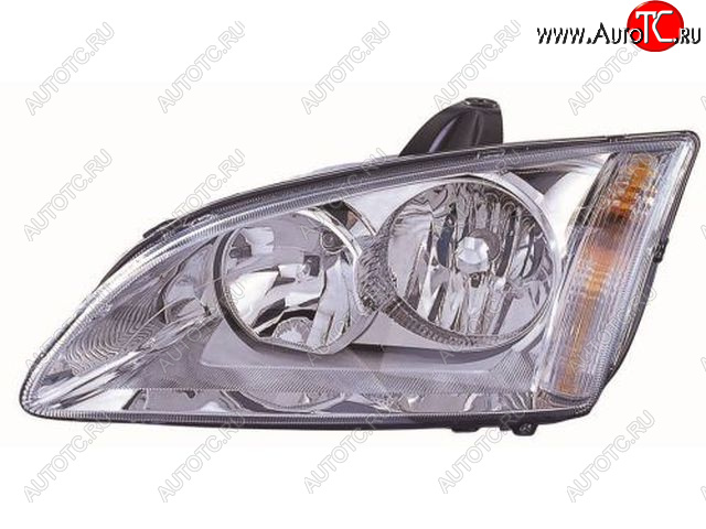 9 999 р. Левая фара (под корректор) DEPO  Ford Focus  2 (2004-2008)  седан дорестайлинг  с доставкой в г. Майкоп