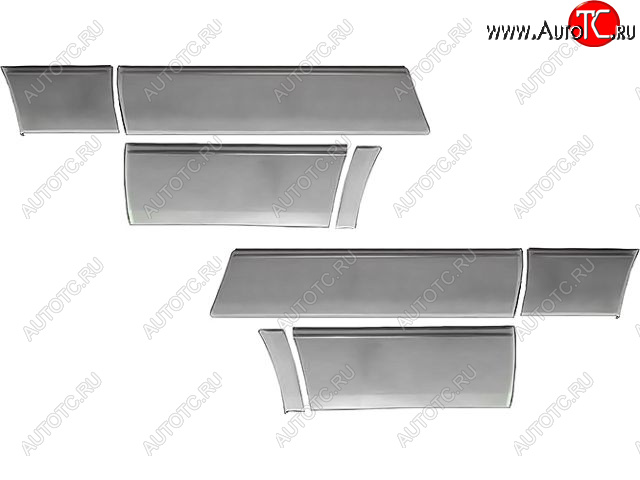 9 649 р. W124 МОЛДИНГ КУЗОВА Л+П (КОМПЛЕКТ) С ХРОМ МОЛДИНГ (8 шт) BODYPARTS md12490-545-n  с доставкой в г. Майкоп